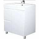 Тумба под раковину 1MarKa Cube 75Н У79532 Белый глянец Тумба под раковину 1MarKa Cube 75Н У79532 Белый глянец