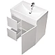 Приобрести Тумба под раковину 1MarKa Cube 75Н У79532 Белый глянец в магазине сантехники Santeh-Crystal.ru
