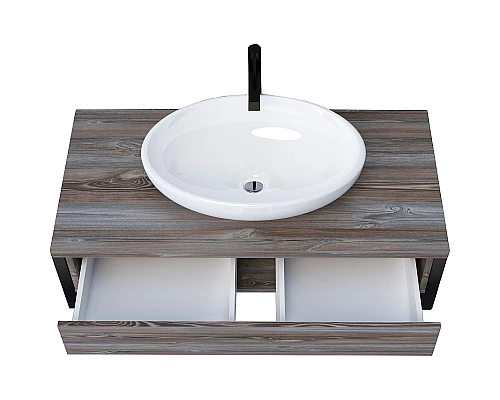 Заказать Тумба под раковину 1MarKa Grunge Loft 70П Ц0000015941 подвесная Дуб Намибия в магазине сантехники Santeh-Crystal.ru