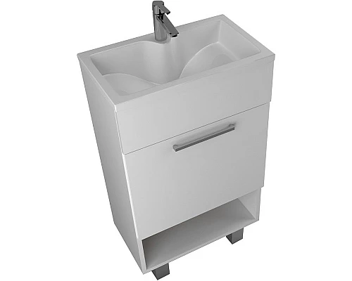 Заказать Тумба с раковиной 1MarKa July 50Н У85932 Белый глянец в магазине сантехники Santeh-Crystal.ru