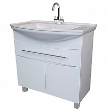 Тумба под раковину 1MarKa Lina New 85Н У94493 Белый глянец