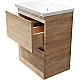 Заказать Тумба под раковину 1MarKa New Aris 60П Ц0000014411 подвесная Дуб Сонома в магазине сантехники Santeh-Crystal.ru