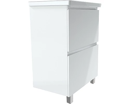 Заказать Тумба под раковину 1MarKa New Aris 70Н Ц0000019919 Белый глянец в магазине сантехники Santeh-Crystal.ru