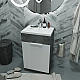 Заказать Тумба с раковиной 1MarKa Revo 50H У99086 Бетон темно-серый в магазине сантехники Santeh-Crystal.ru
