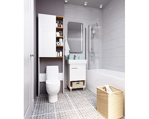 Купить Зеркало 1MarKa Tera 50 У83227 с подсветкой с сенсорным выключателем в магазине сантехники Santeh-Crystal.ru