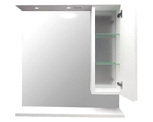 Купить Зеркало со шкафом 1MarKa Кода 65 Лайт У23118 с подсветкой Белый глянец в магазине сантехники Santeh-Crystal.ru