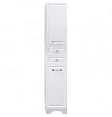 Шкаф пенал 1MarKa Прованс 35Н Белый глянцевый