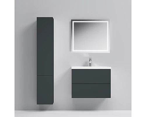 Купить Тумба под раковину AM.PM Gem 75 M90FHX07522GM подвесная Графит матовый в магазине сантехники Santeh-Crystal.ru
