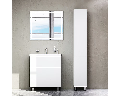 Заказать Тумба под раковину AM.PM Gem 75 M90FSX07522WG32 Белая в магазине сантехники Santeh-Crystal.ru