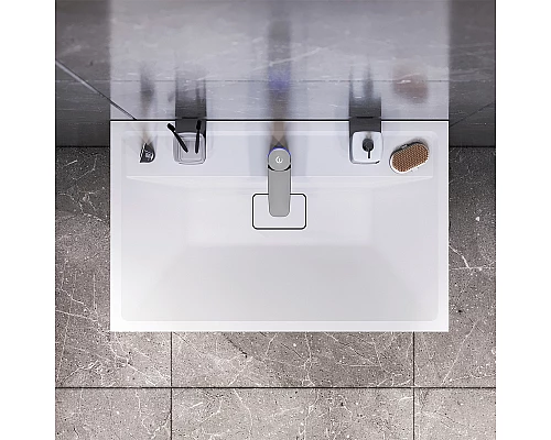 Приобрести Тумба под раковину AM.PM Inspire V2.0 80 M50AFHX0803WM подвесная Белая матовая в магазине сантехники Santeh-Crystal.ru