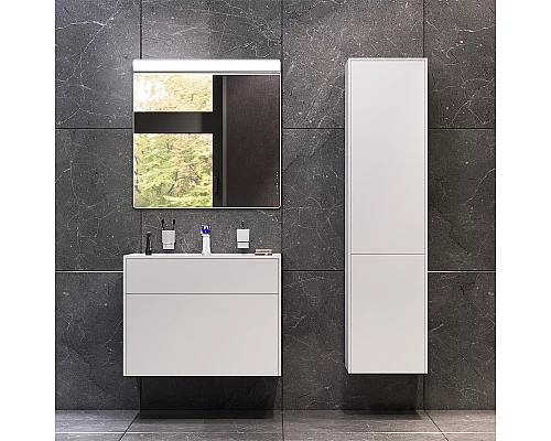 Приобрести Тумба под раковину AM.PM Inspire V2.0 80 M50AFHX0803WM подвесная Белая матовая в магазине сантехники Santeh-Crystal.ru