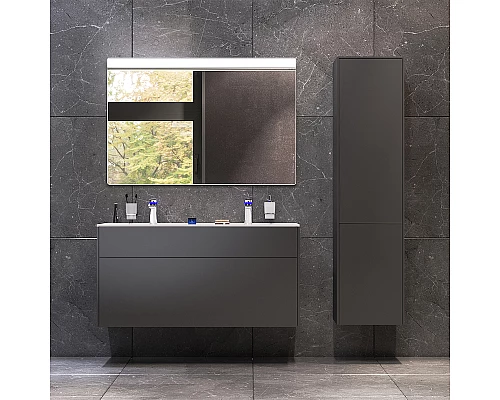 Приобрести Тумба под раковину AM.PM Inspire V2.0 120 M50AFHX1203GM подвесная Графит матовая в магазине сантехники Santeh-Crystal.ru