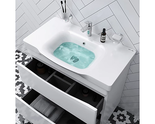 Заказать Тумба под раковину AM.PM Like 80 M80FSX0802WG Белая в магазине сантехники Santeh-Crystal.ru