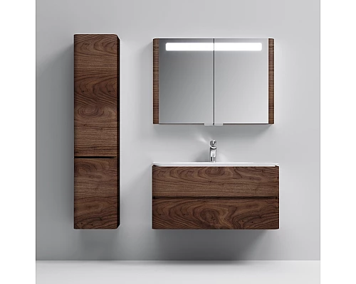 Купить Шкаф пенал AM.PM Sensation 40 L M30CHL0406NF подвесной Орех в магазине сантехники Santeh-Crystal.ru