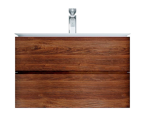 Приобрести Тумба под раковину AM.PM Sensation 80 M30FHX0802NF подвесная Орех в магазине сантехники Santeh-Crystal.ru