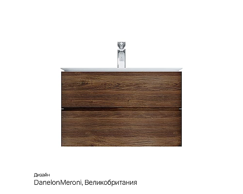 Приобрести Тумба под раковину AM.PM Sensation 80 M30FHX0802NF подвесная Орех в магазине сантехники Santeh-Crystal.ru