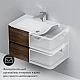 Приобрести Тумба под раковину AM.PM Sensation 80 M30FHX0802NF подвесная Орех в магазине сантехники Santeh-Crystal.ru
