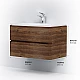 Приобрести Тумба под раковину AM.PM Sensation 80 M30FHX0802NF подвесная Орех в магазине сантехники Santeh-Crystal.ru
