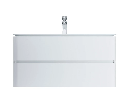 Приобрести Тумба под раковину AM.PM Sensation 100 M30FHX1002WG подвесная Белая глянцевая в магазине сантехники Santeh-Crystal.ru