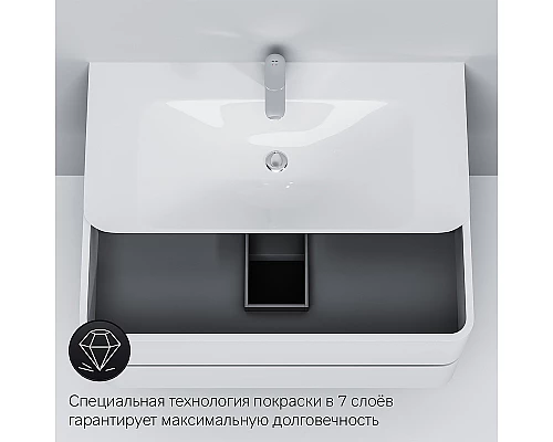 Приобрести Тумба под раковину AM.PM Sensation 100 M30FHX1002WG подвесная Белая глянцевая в магазине сантехники Santeh-Crystal.ru