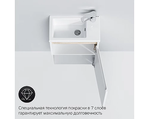 Приобрести Тумба под раковину AM.PM X-Joy 45 M85AFHX0451WG подвесная Белый глянец в магазине сантехники Santeh-Crystal.ru