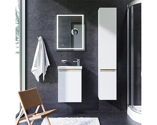 Приобрести Тумба под раковину AM.PM X-Joy 45 M85AFHX0451WG подвесная Белый глянец в магазине сантехники Santeh-Crystal.ru