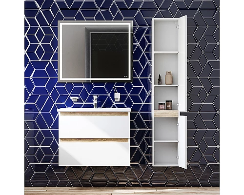 Приобрести Тумба под раковину AM.PM X-Joy 80 M85AFHX0802WG подвесная Белый глянец в магазине сантехники Santeh-Crystal.ru