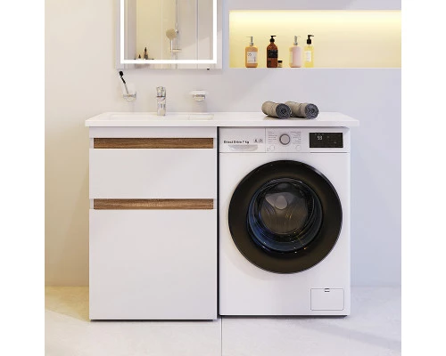 Купить Тумба под раковину AM.PM X-Joy 60 M85AFSX0602WG Белый глянец Светлое дерево в магазине сантехники Santeh-Crystal.ru