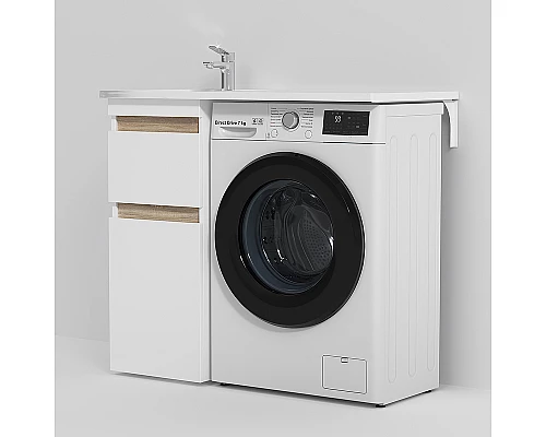 Заказать Тумба под раковину AM.PM X-Joy 40 M85AFSX0402WG Белый глянец Светлое дерево в магазине сантехники Santeh-Crystal.ru