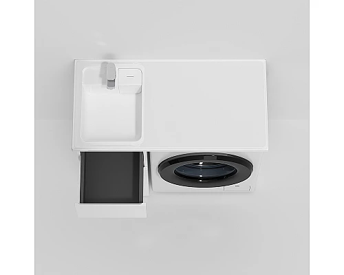 Заказать Тумба под раковину AM.PM X-Joy 40 M85AFSX0402WG Белый глянец Светлое дерево в магазине сантехники Santeh-Crystal.ru