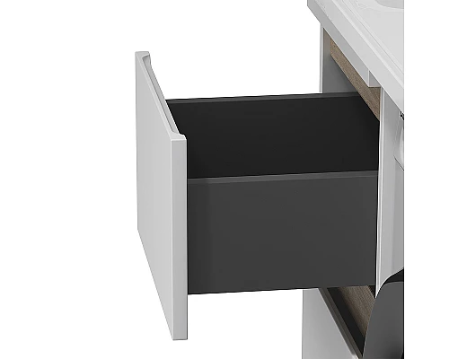 Заказать Тумба под раковину AM.PM X-Joy 40 M85AFSX0402WG Белый глянец Светлое дерево в магазине сантехники Santeh-Crystal.ru