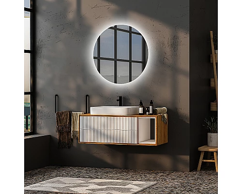 Зеркало Abber Mond 77 AG6202SL-0.77 с подсветкой с сенсорным выключателем и диммером