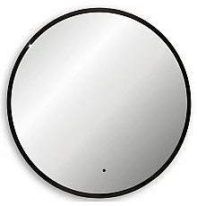 Зеркало Abber Mond 77 AG6204SCB-0.77 с подсветкой Черное с бесконтактным выключателем и диммером