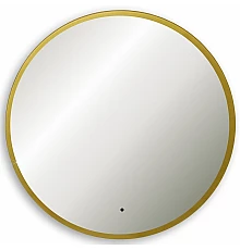Зеркало Abber Mond 100 AG6204SCGL-1.0 с подсветкой Золото с бесконтактным выключателем и диммером