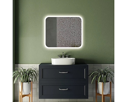 Зеркало Abber See 80 AG6109S-0.8 с подсветкой с сенсорным выключателем и диммером