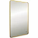 Зеркало Abber See 60 AG6112SCG с подсветкой Золото с бесконтактным выключателем и диммером