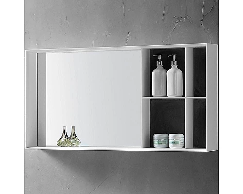 Заказать Зеркало Abber Stein 100 AS6639 Белое в магазине сантехники Santeh-Crystal.ru