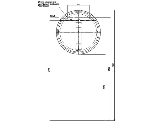 Купить Зеркало Allen Brau Infinity 80 1.21017.WT с подсветкой Белое с сенсорным выключателем в магазине сантехники Santeh-Crystal.ru