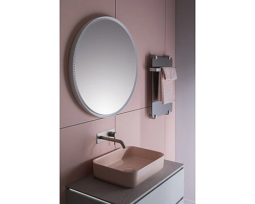 Купить Зеркало Allen Brau Infinity 80 1.21017.WT с подсветкой Белое с сенсорным выключателем в магазине сантехники Santeh-Crystal.ru