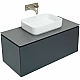 Приобрести Тумба под раковину Allen Brau Infinity 100 1.21004.AM подвесная Антрацит матовый в магазине сантехники Santeh-Crystal.ru