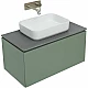 Приобрести Тумба под раковину Allen Brau Infinity 85 1.21002.CGM подвесная Олива матовая в магазине сантехники Santeh-Crystal.ru