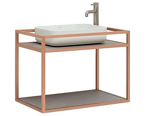 Купить Консоль под раковину Allen Brau Liberty 75 1.33001.60 Медь браш в магазине сантехники Santeh-Crystal.ru