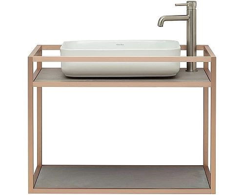 Купить Консоль под раковину Allen Brau Liberty 75 1.33001.60 Медь браш в магазине сантехники Santeh-Crystal.ru
