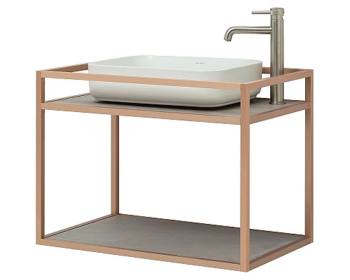 Купить Консоль под раковину Allen Brau Liberty 75 1.33001.60 Медь браш в магазине сантехники Santeh-Crystal.ru