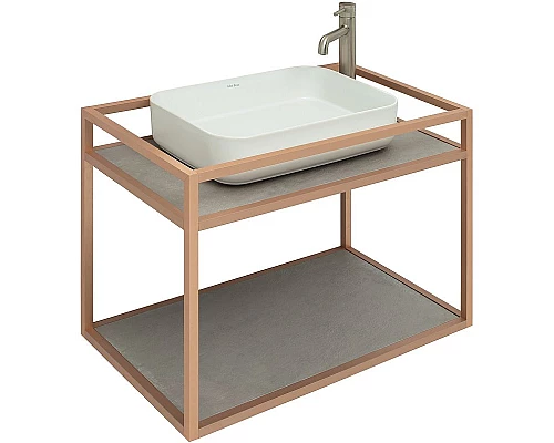 Купить Консоль под раковину Allen Brau Liberty 75 1.33001.60 Медь браш в магазине сантехники Santeh-Crystal.ru