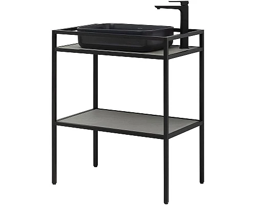 Купить Консоль под раковину Allen Brau Liberty 75 1.33002.BB Черный браш в магазине сантехники Santeh-Crystal.ru