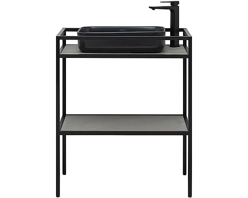 Купить Консоль под раковину Allen Brau Liberty 75 1.33002.BB Черный браш в магазине сантехники Santeh-Crystal.ru