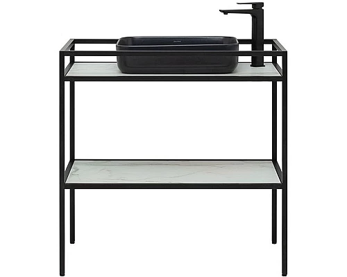 Заказать Консоль под раковину Allen Brau Liberty 90 1.33004.BB Черный браш в магазине сантехники Santeh-Crystal.ru