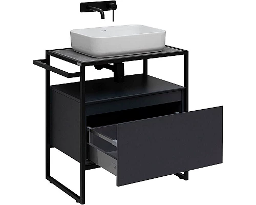 Приобрести Тумба под раковину Allen Brau Priority 70 1.31001.AM Антрацит матовый в магазине сантехники Santeh-Crystal.ru