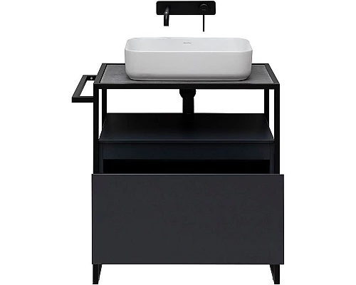 Приобрести Тумба под раковину Allen Brau Priority 70 1.31001.AM Антрацит матовый в магазине сантехники Santeh-Crystal.ru